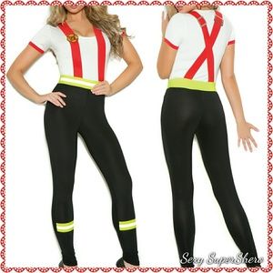 🆕🎃 🔥 Hot Flame Fire Shero 2 pc Costume